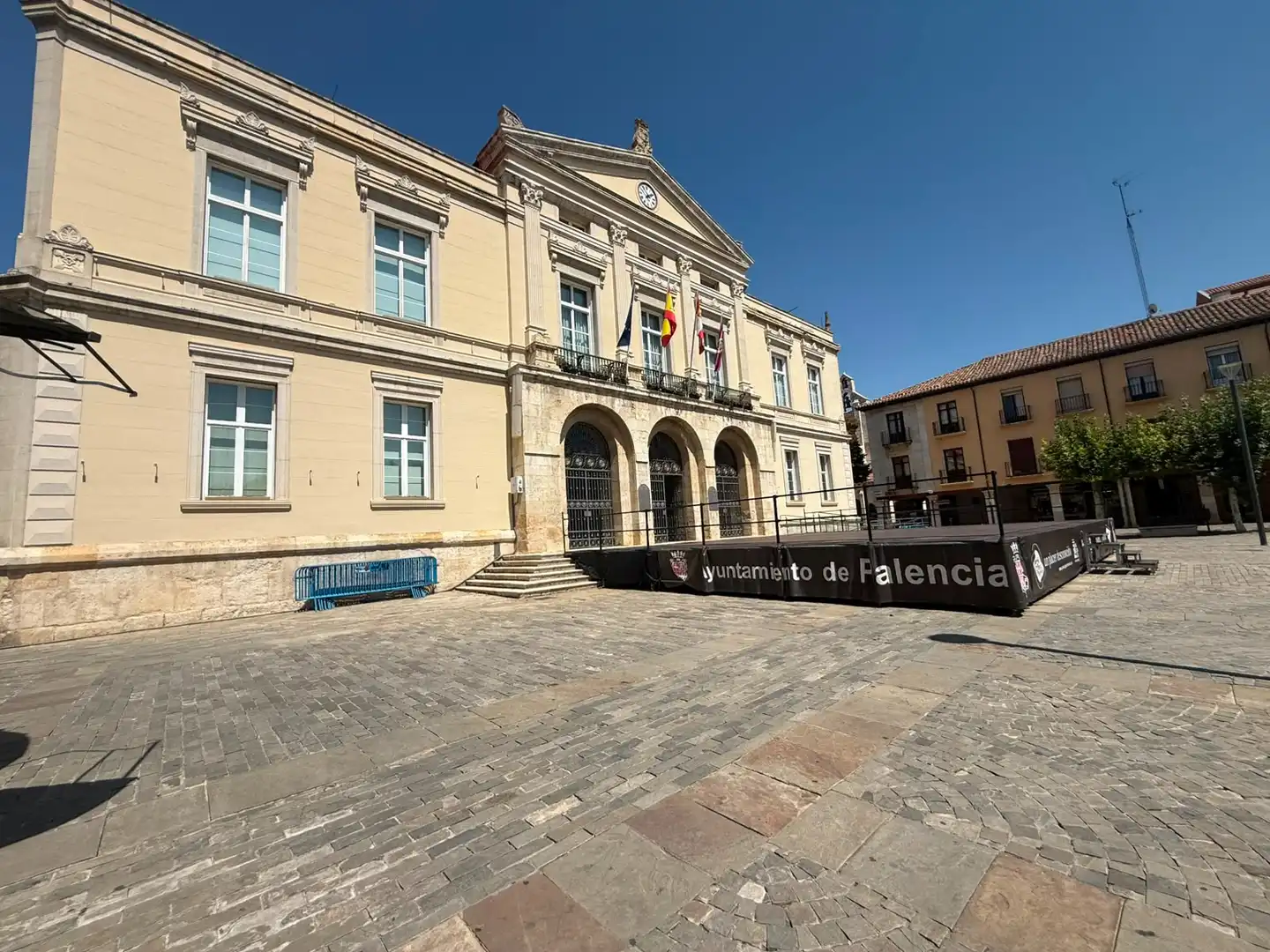 Vista exterior de Pis en venda en Palencia amb Aire condicionat, Calefacció i Parquet