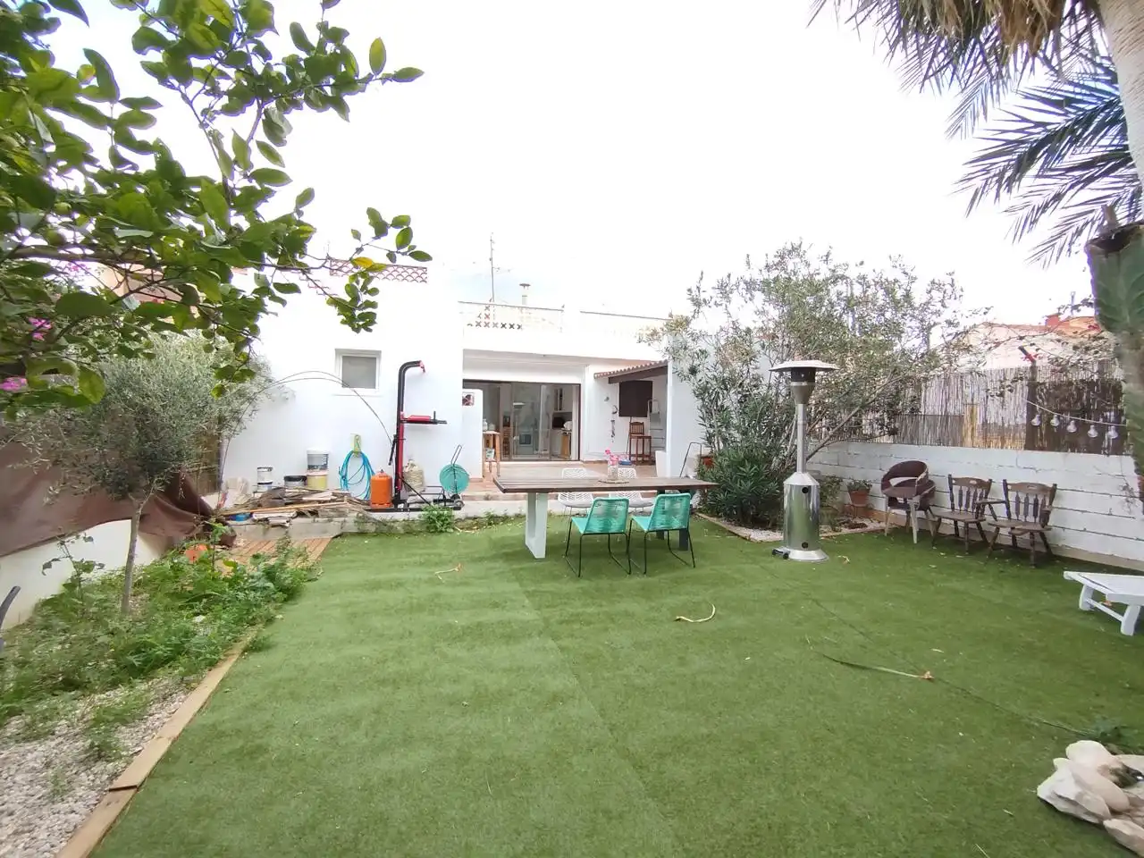 Garden of Houses for sale in El Campello  with Air Conditioner, Private garden and Terrace