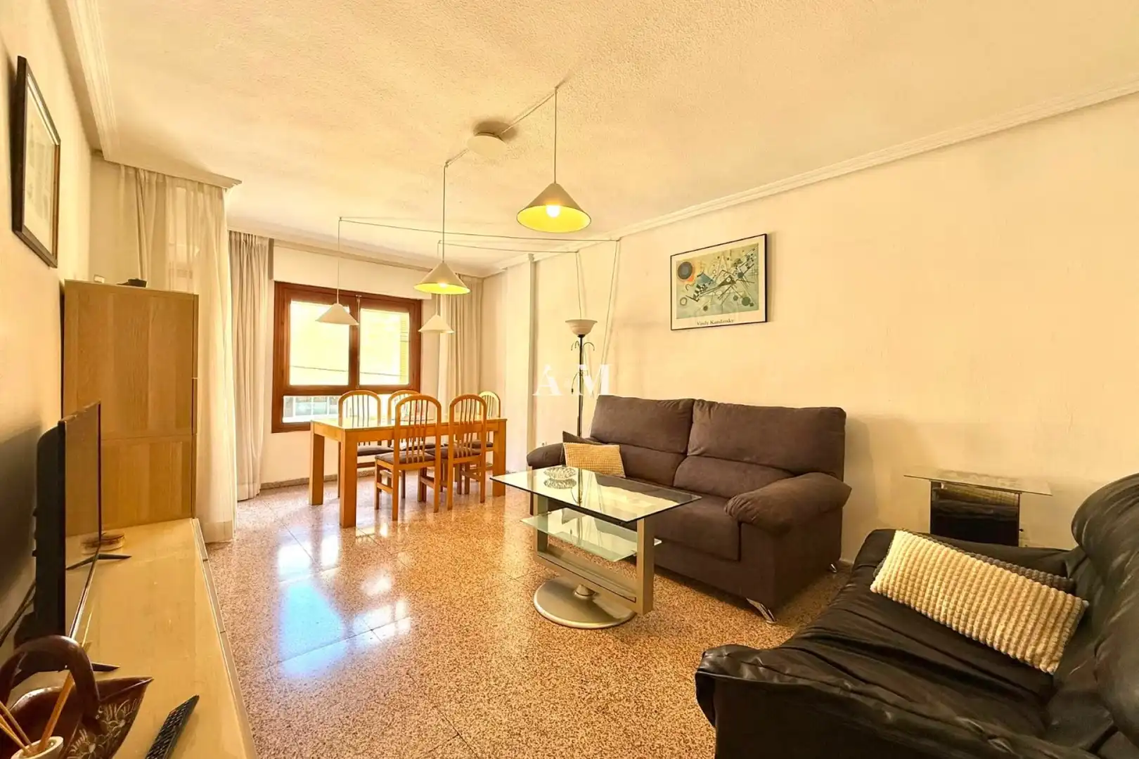 Sala de estar de Apartamento de alquiler en Almoradí con Calefacción, Terraza y Amueblado