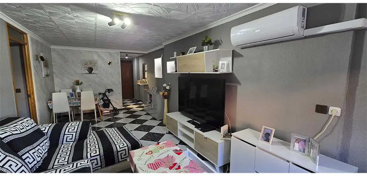 Wohnzimmer von Wohnung zum Verkauf in Málaga mit Möbliert