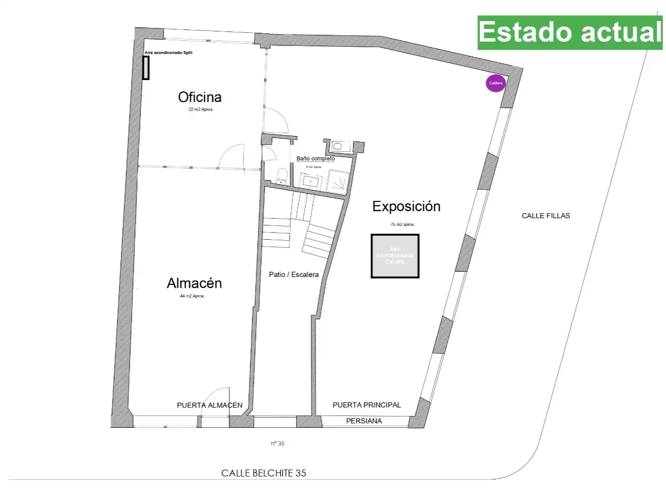 Commercial properties for rent in Zaragoza  with Air Conditioner, Heating and Parquet flooring
