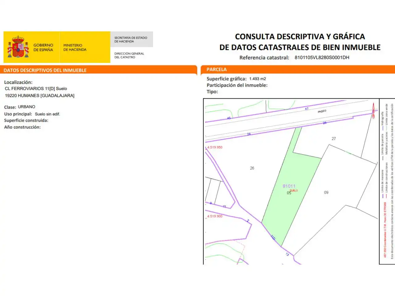 Residencial en venta en Humanes