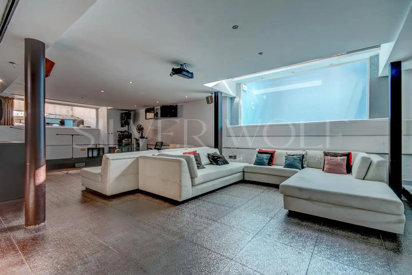 Living room of Houses for sale in Castelldefels  with Air Conditioner, Heating and Private garden