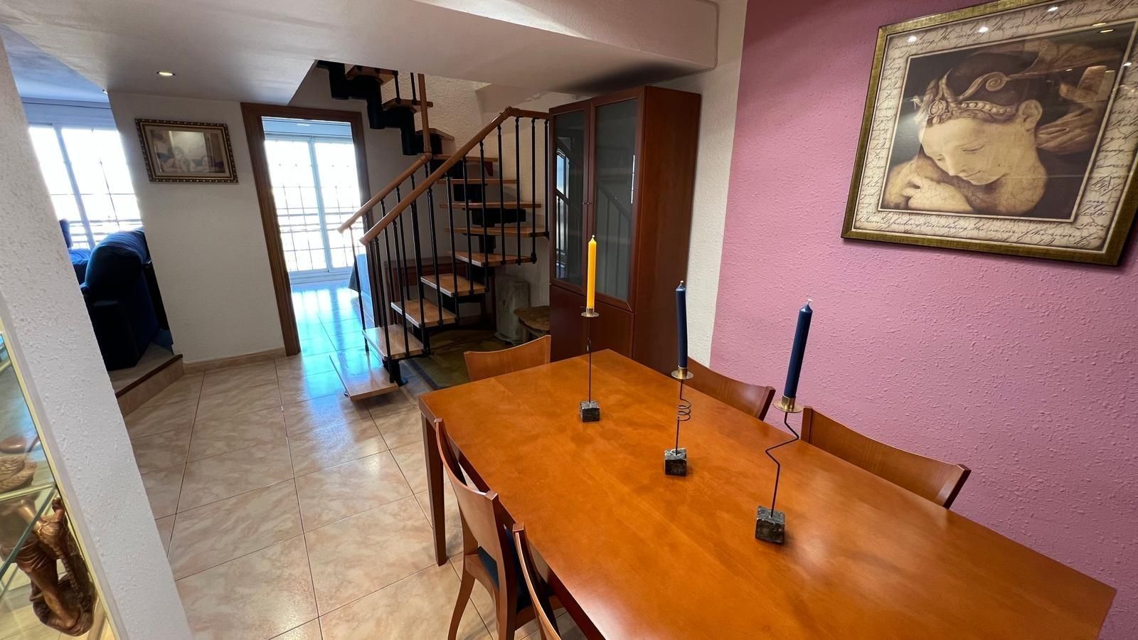 Dining room of Attic for sale in Sabadell  with Air Conditioner, Heating and Terrace