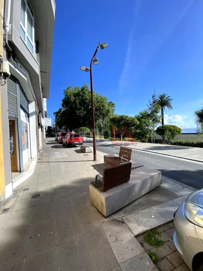 Vista exterior de Local de alquiler en A Coruña Capital 