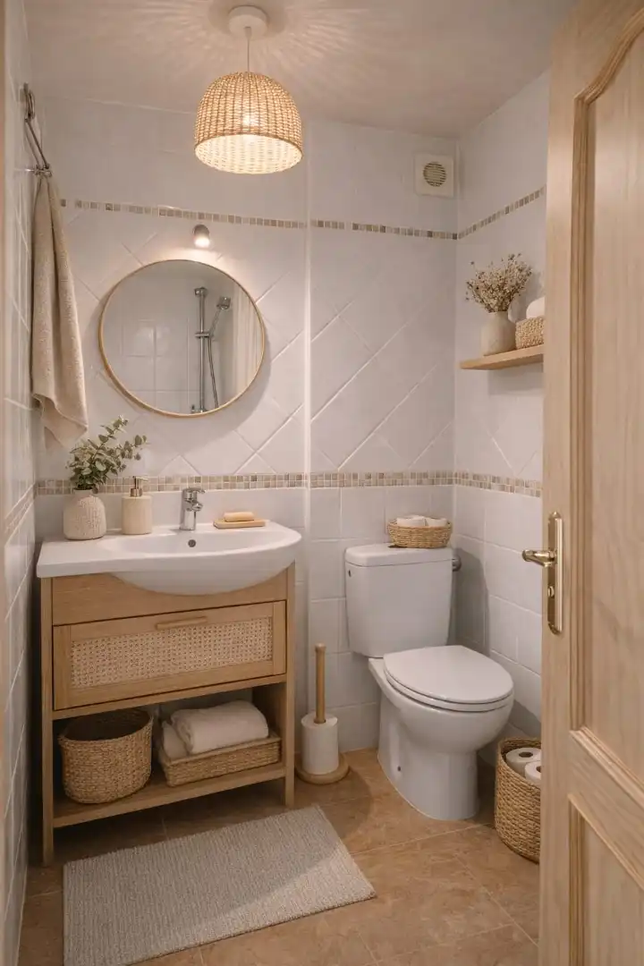 Badezimmer von Wohnung zum Verkauf in Genalguacil mit Terrasse und Abstellraum