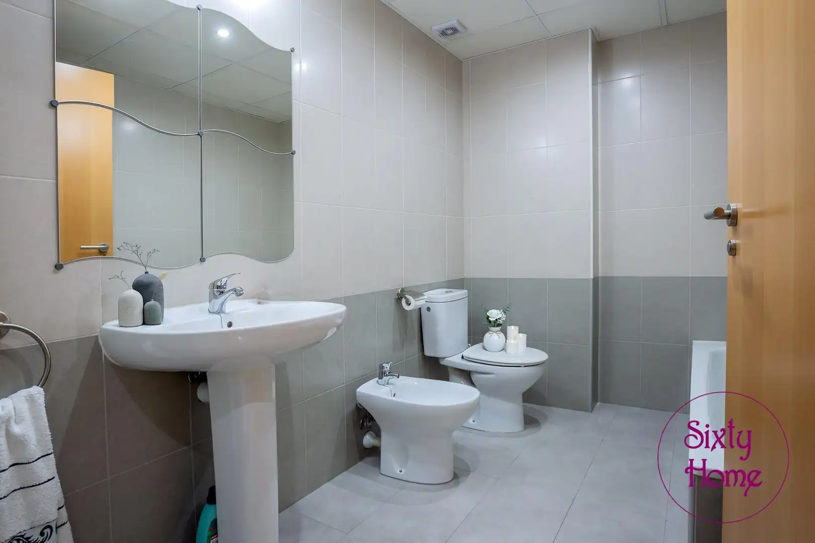 Bathroom of Flat for sale in Andorra (Teruel)  with Heating, Parquet flooring and Terrace