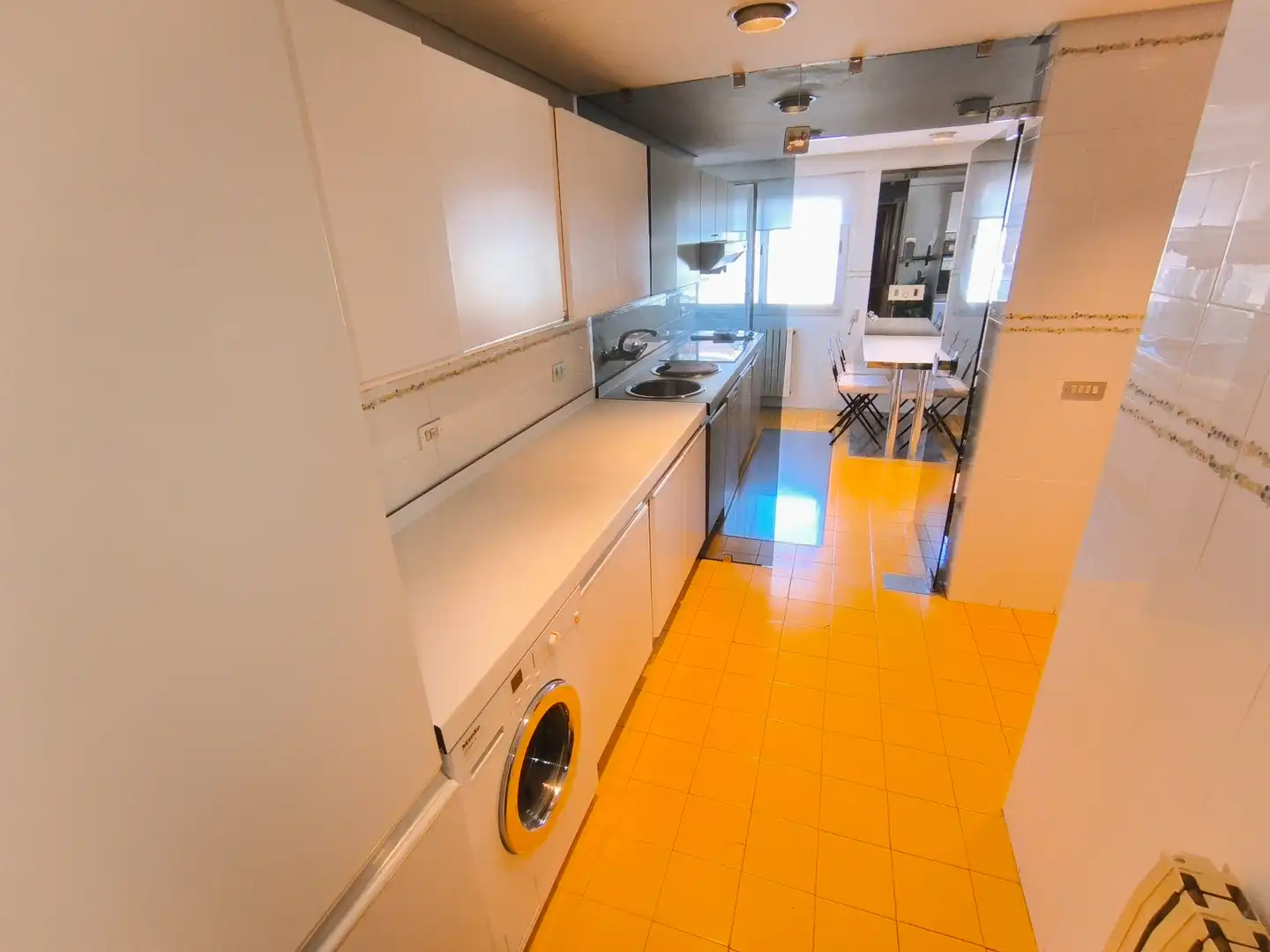 Küche von Wohnung zum Verkauf in Palencia mit Klimaanlage, Heizung und Parkett