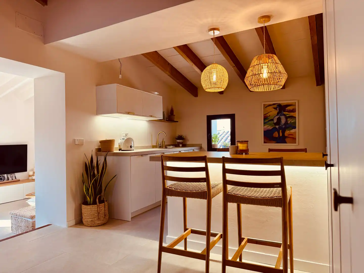 Kitchen of Attic for sale in Artà  with Air Conditioner and Heating