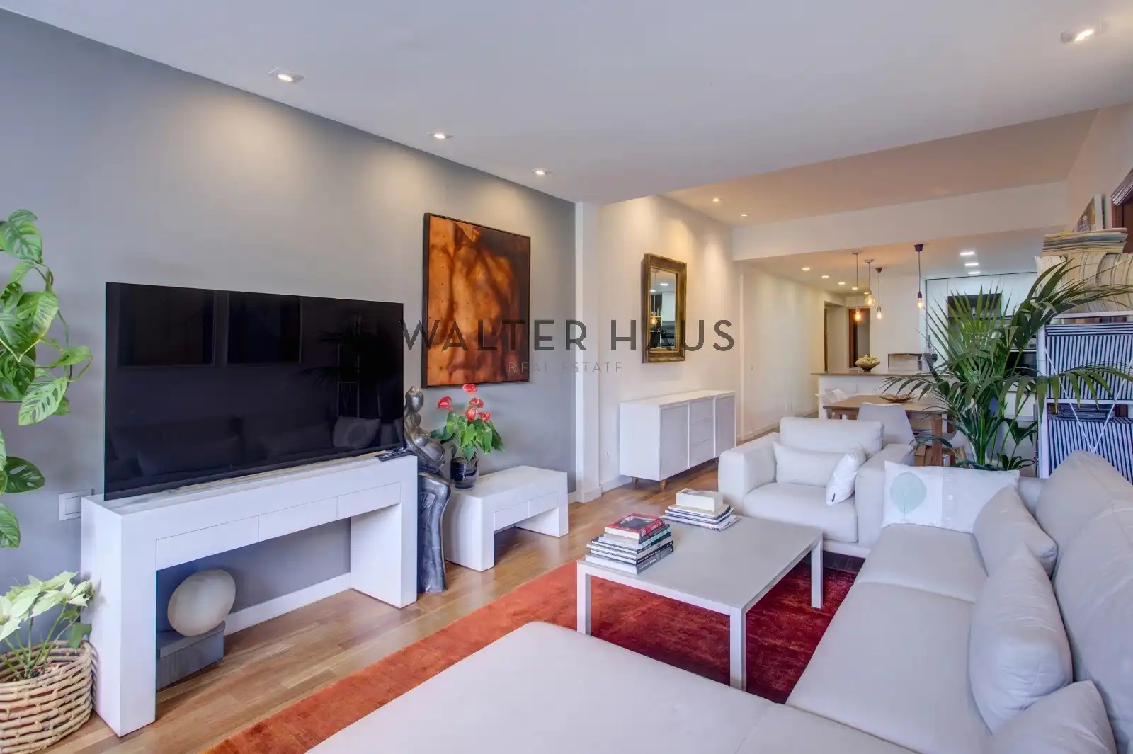 Sala de estar de Piso en venta en Barcelona con Aire acondicionado y Balcón