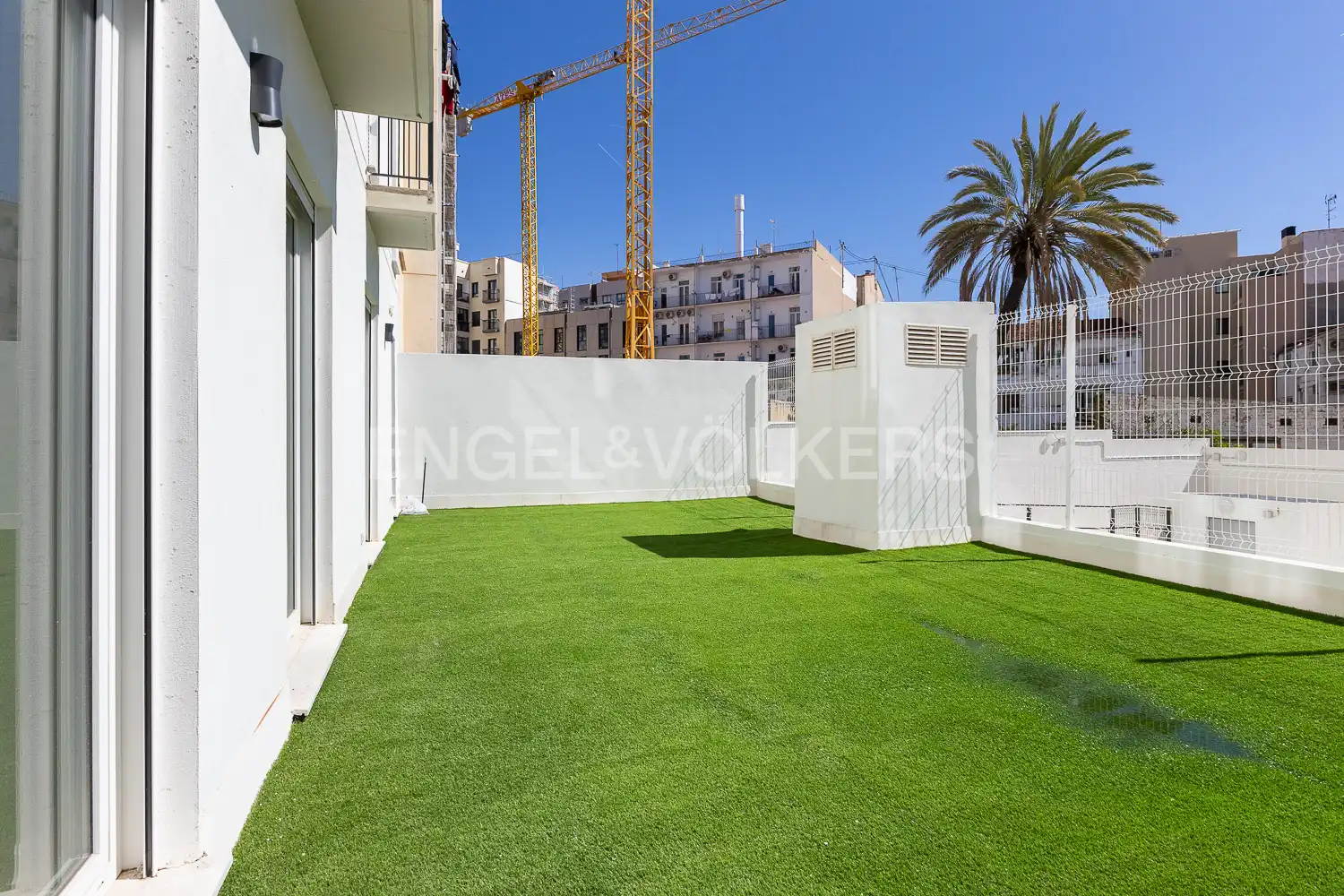 Terraza de Piso de alquiler en Valencia con Aire acondicionado, Calefacción y Parquet