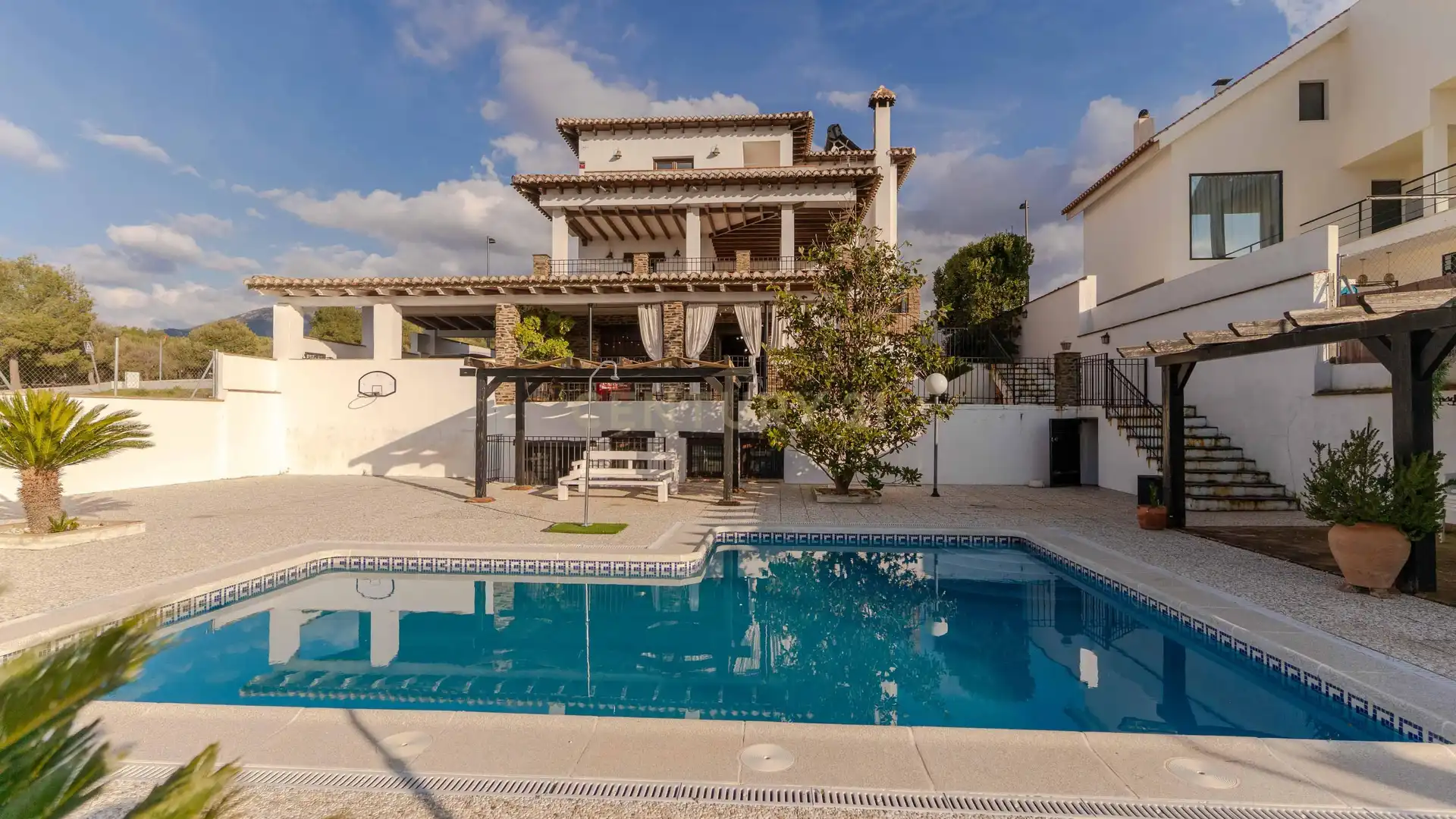 Swimming pool of Houses for sale in La Zubia  with Air Conditioner, Private garden and Storage room