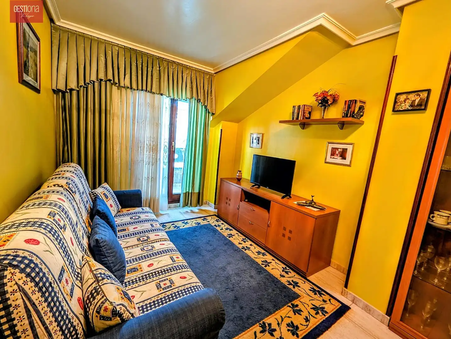 Sala de estar de Ático en venta en Noja con Calefacción, Balcón y Piscina comunitaria