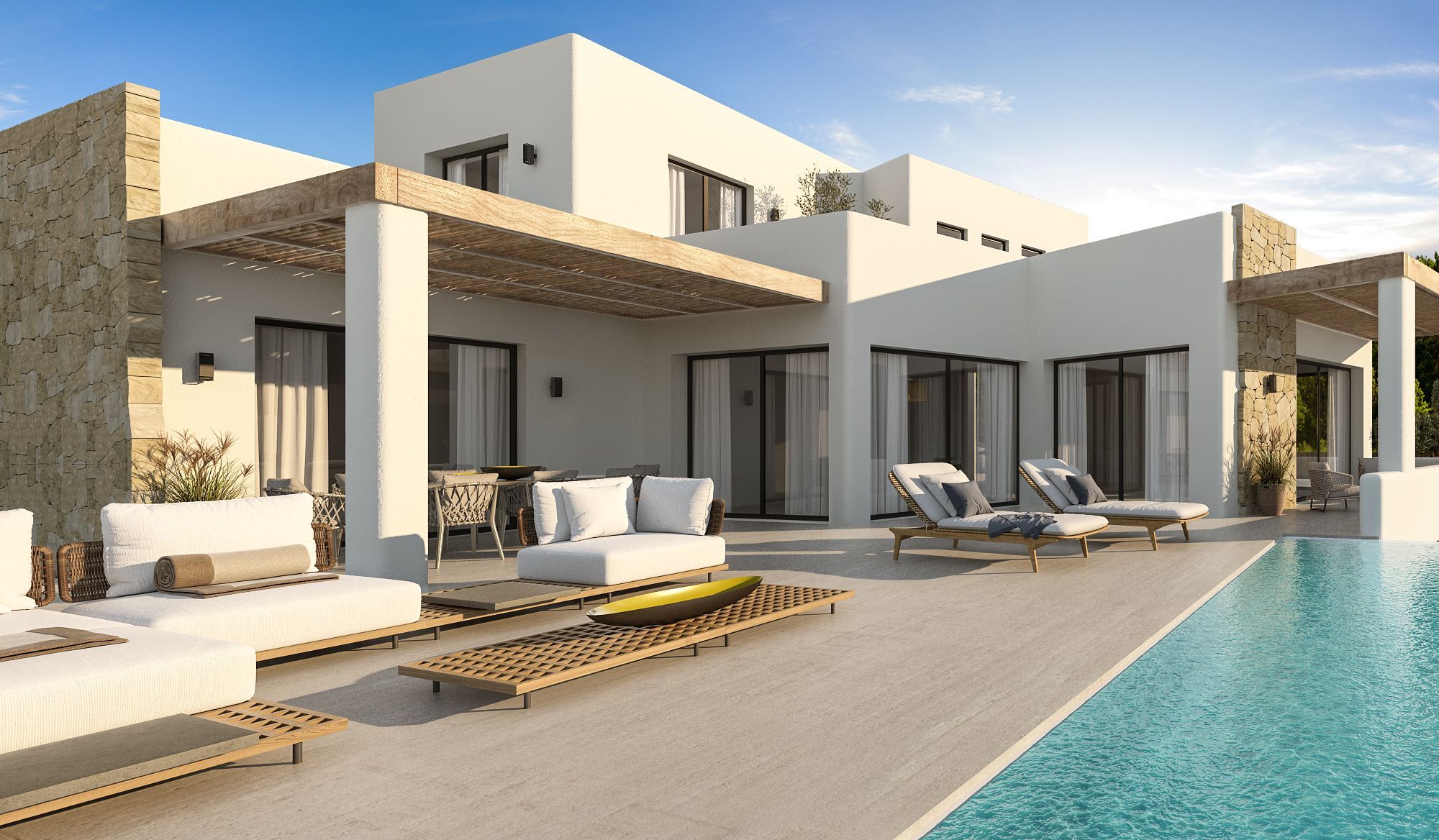 Terraza de Casa o chalet en venta en Dénia con Aire acondicionado, Terraza y Piscina