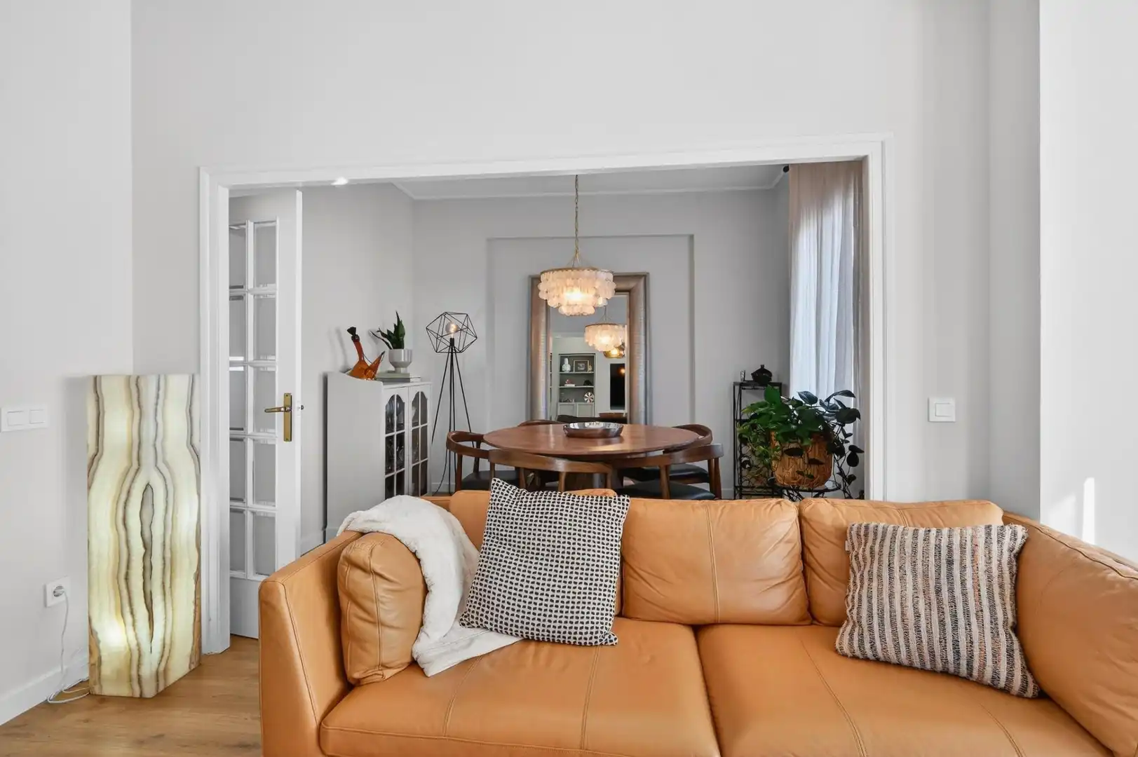 Sala de estar de Piso en venta en Girona con Calefacción y Balcón