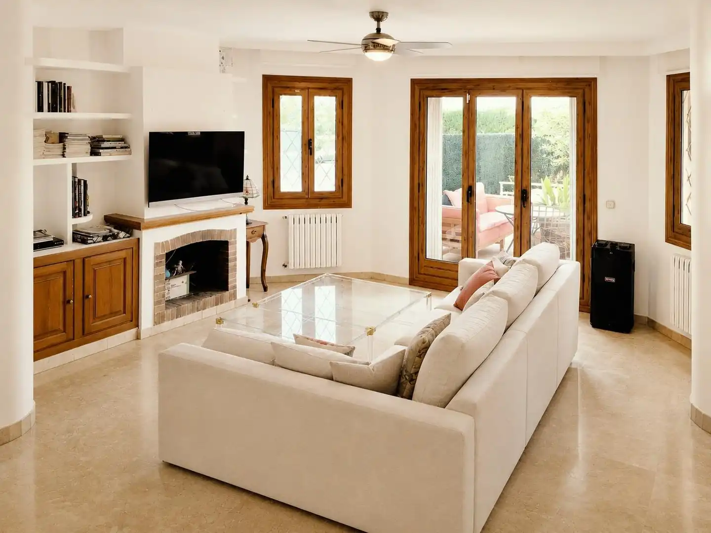 Sala de estar de Casa o chalet en venta en  Palma de Mallorca con Aire acondicionado, Calefacción y Jardín privado
