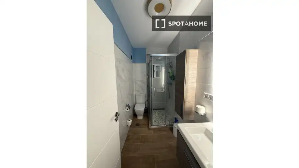 Bathroom of Flat for rent in Málaga  with Air Conditioner, Heating and Furnished