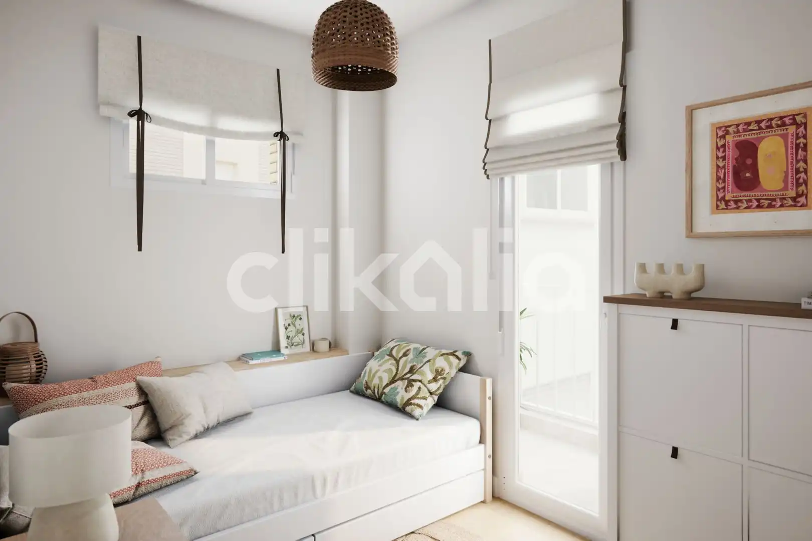 Bedroom of Flat for sale in Sevilla  with Air Conditioner, Terrace and Balcony