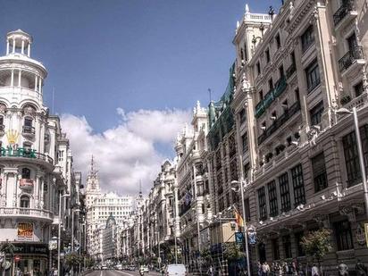 Exterior view of Flat for sale in  Madrid Capital  with Air Conditioner