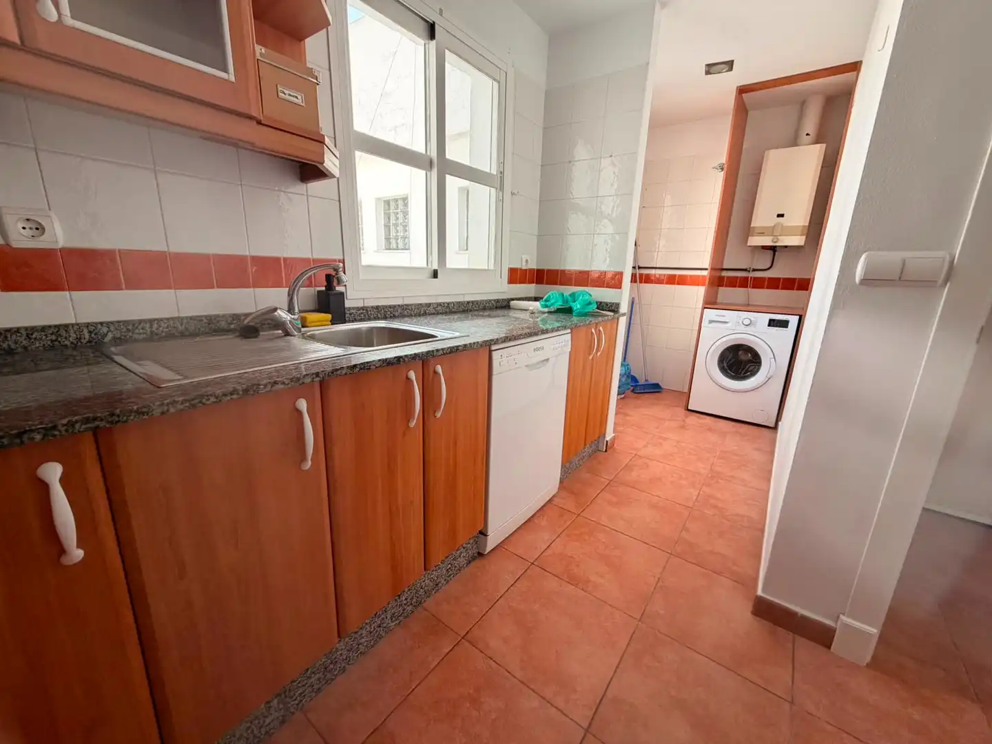 Cocina de Piso de alquiler en Rota con Aire acondicionado, Calefacción y Terraza