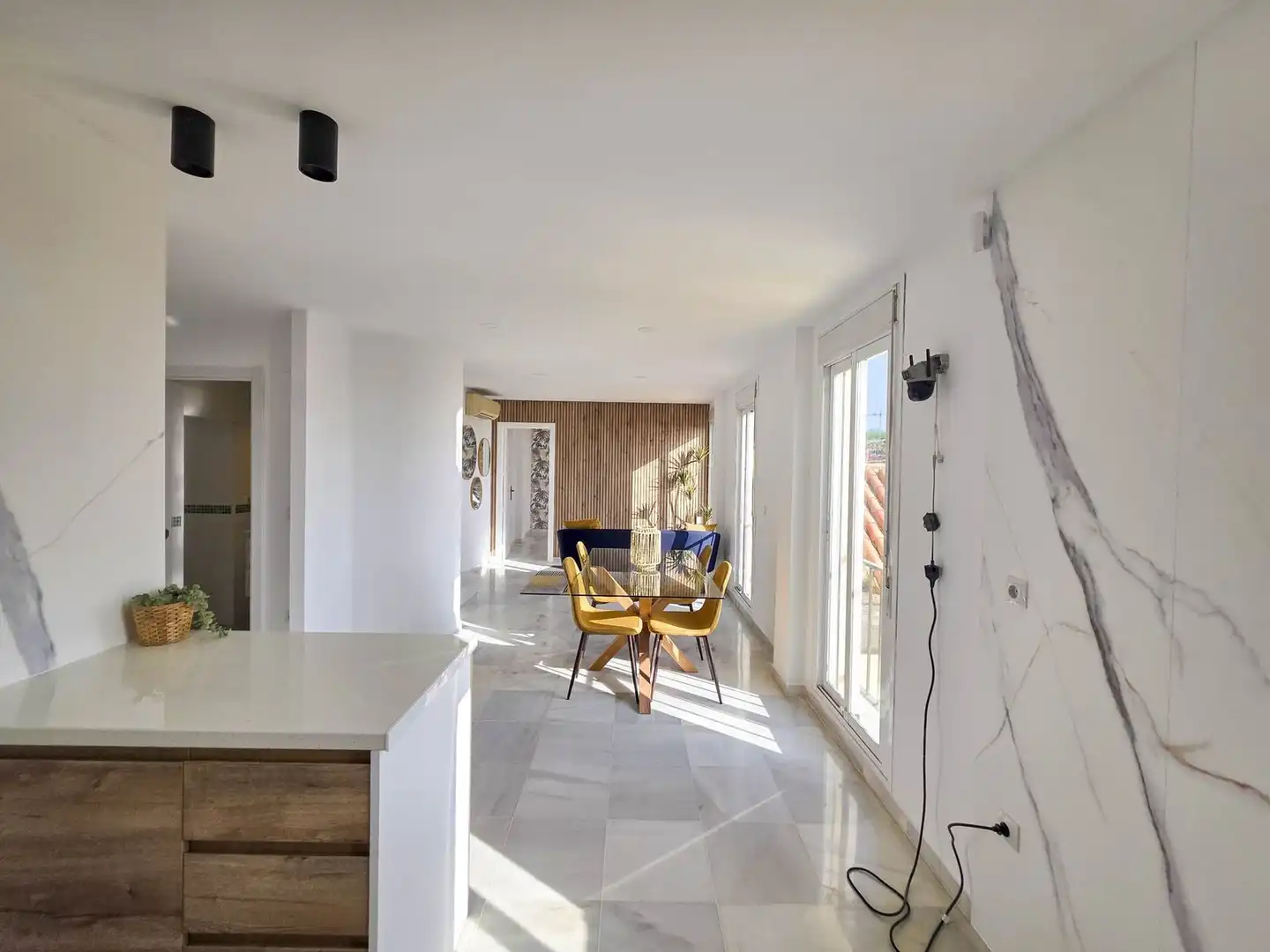 Dining room of Attic for sale in Manilva  with Air Conditioner, Terrace and Furnished