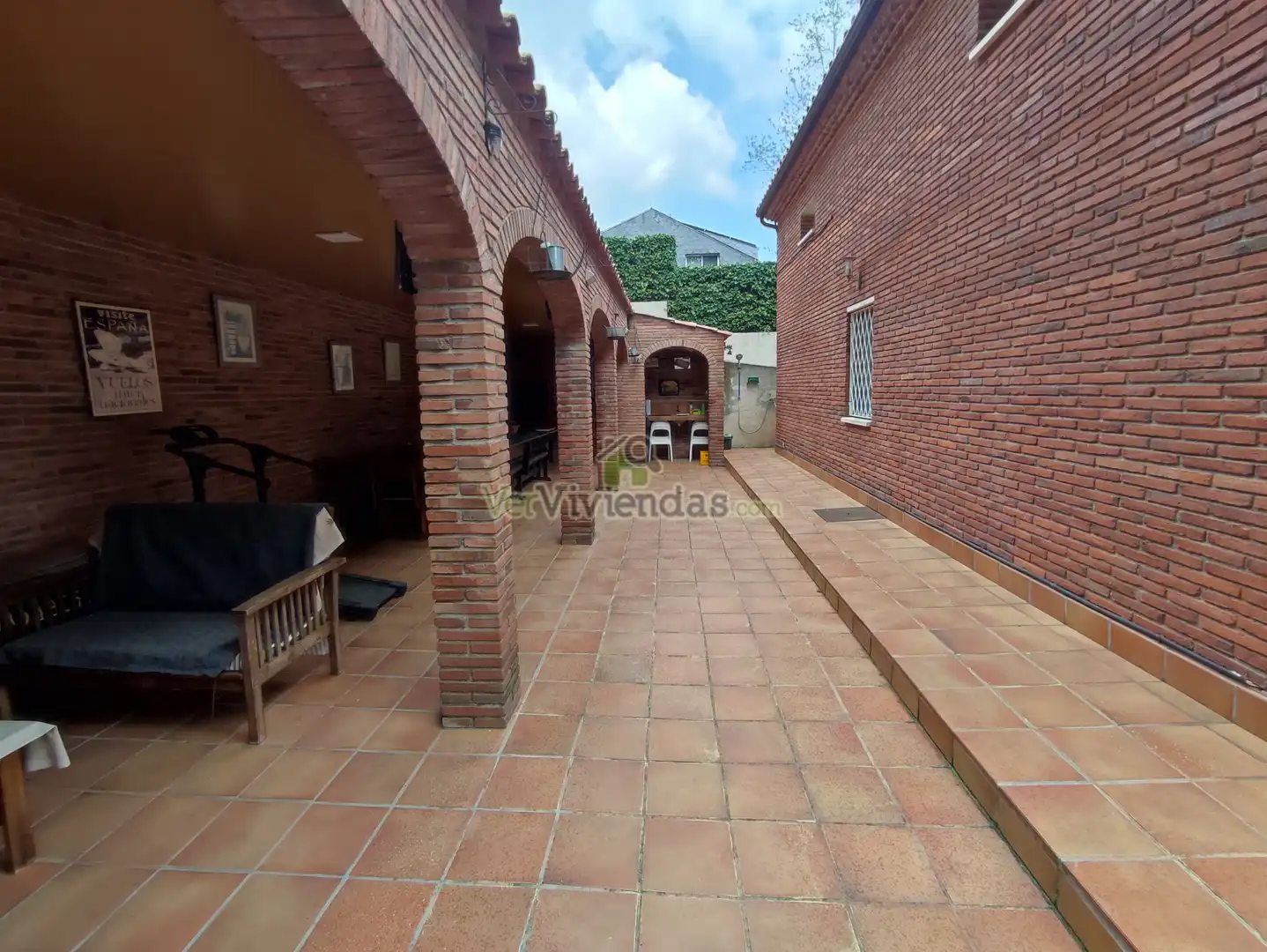 Terrassa de Casa o xalet en venda en Cervelló amb Calefacció, Jardí privat i Terrassa