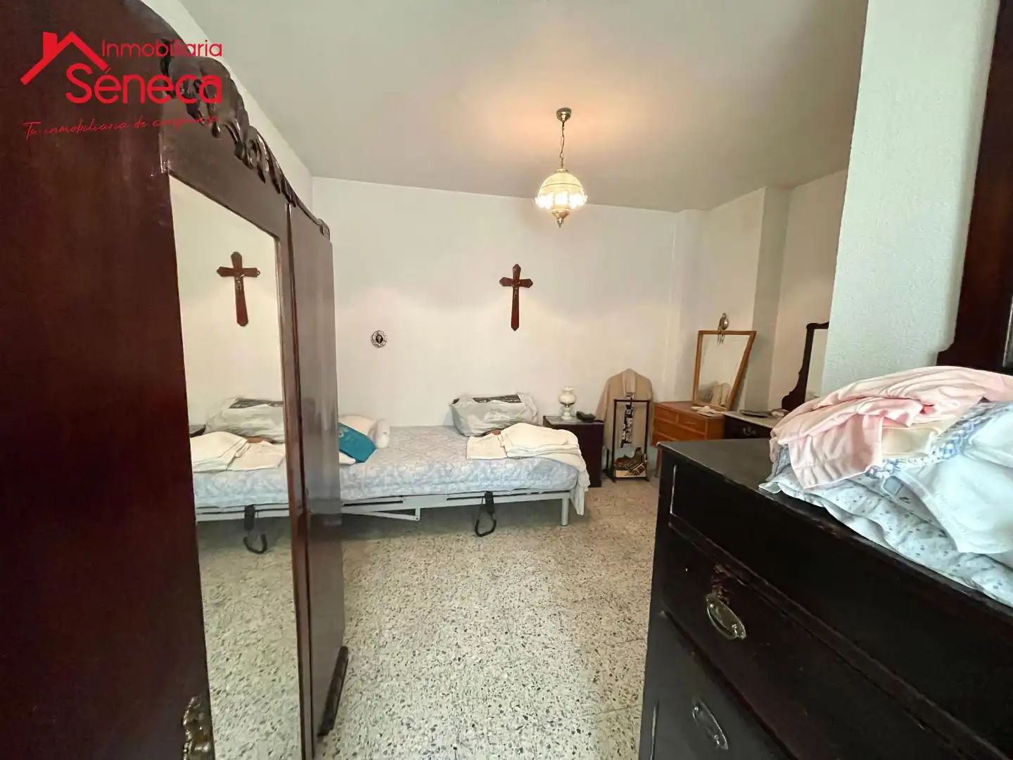 Bedroom of Flat for sale in Córdoba  with Air Conditioner, Heating and Furnished