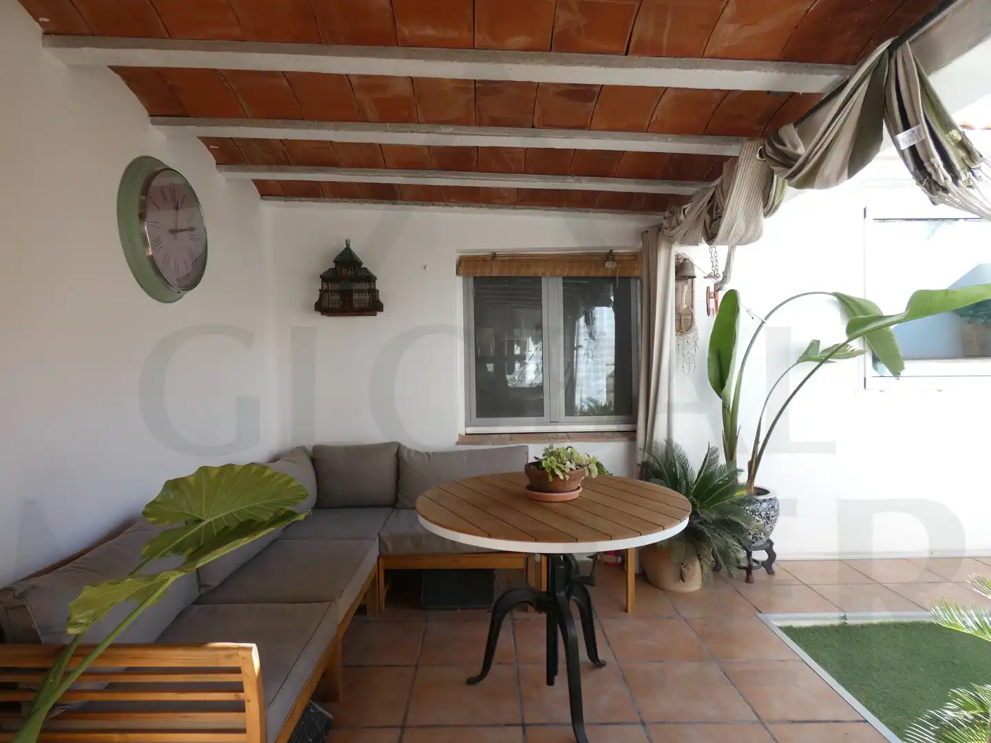 Terraza de Casa adosada en venta en Cartagena con Aire acondicionado, Calefacción y Jardín privado