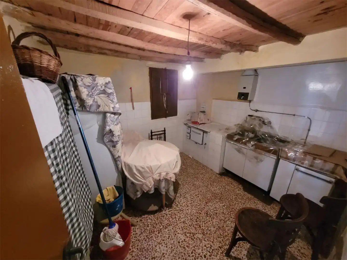 Cocina de Finca rústica en venta en Sanchotello con Jardín privado y Amueblado