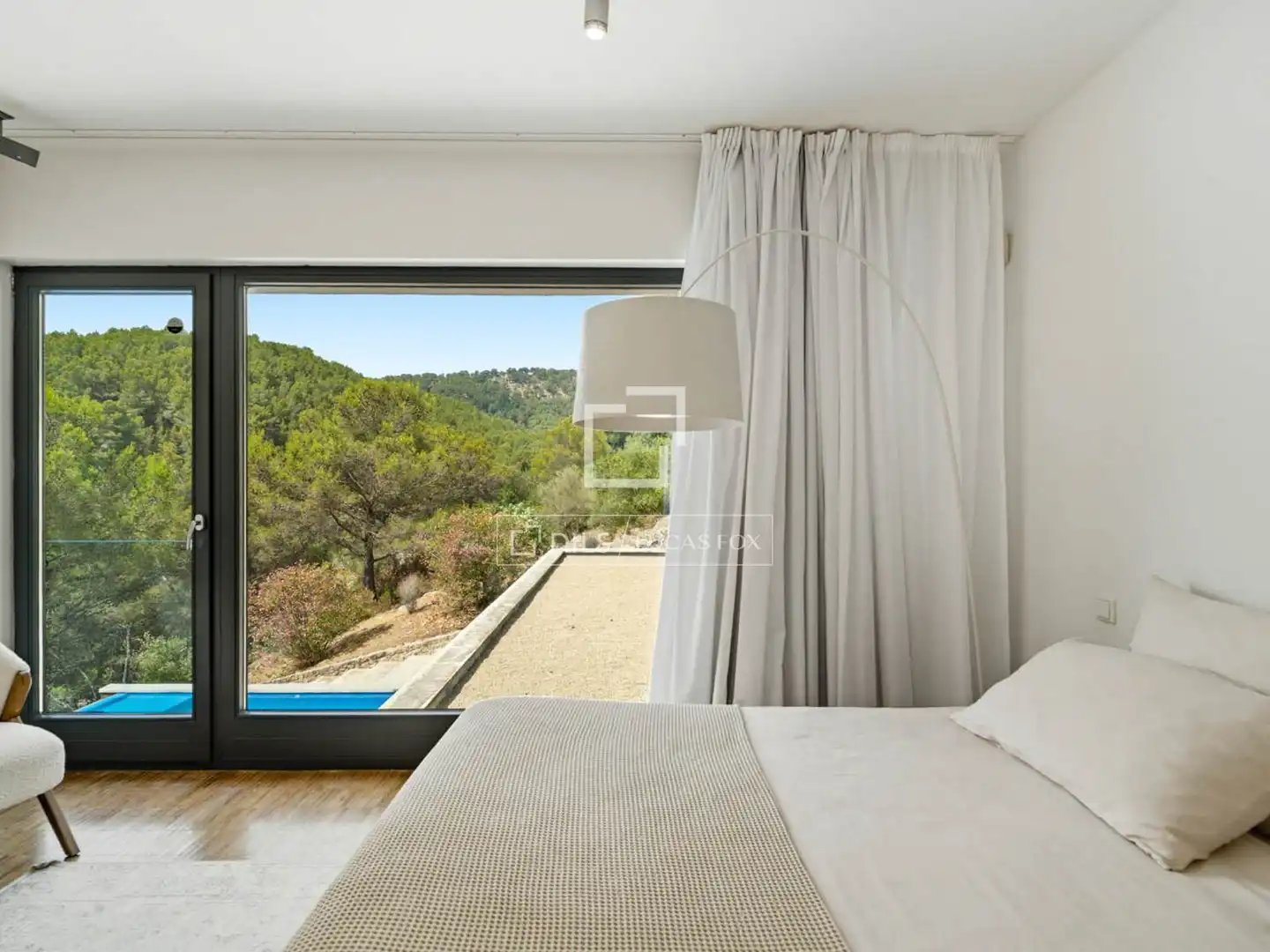 Schlafzimmer von Haus oder Chalet zur Miete in  Palma de Mallorca mit Klimaanlage, Heizung und Privatgarten
