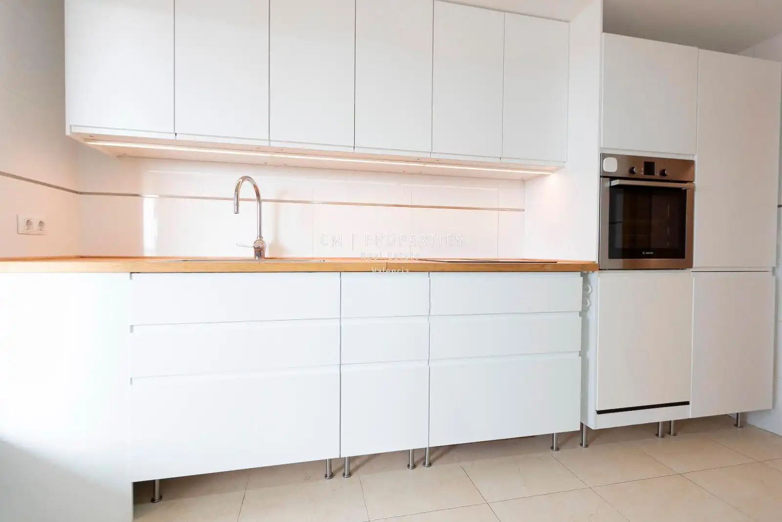 Cocina de Ático de alquiler en Alboraya con Aire acondicionado, Calefacción y Parquet