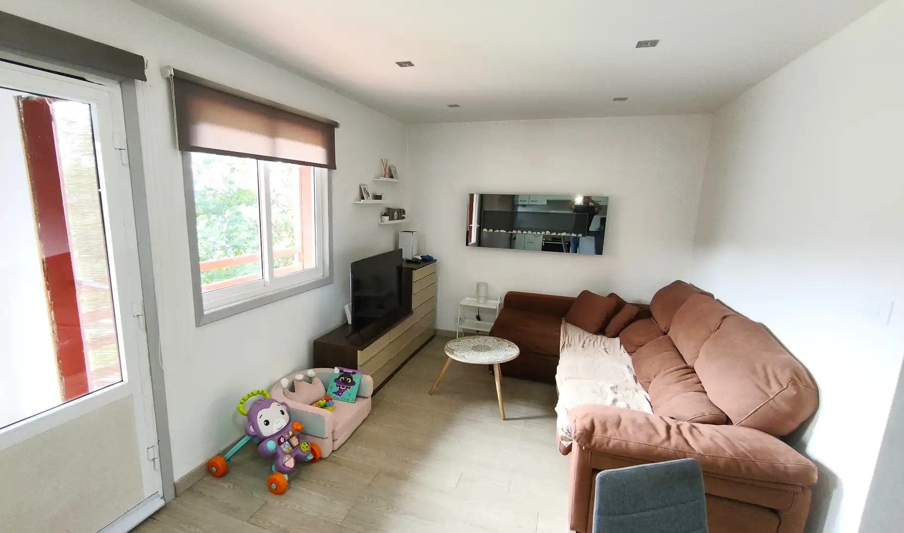 Sala de estar de Casa o chalet en venta en Gondomar con Jardín privado, Parquet y Terraza