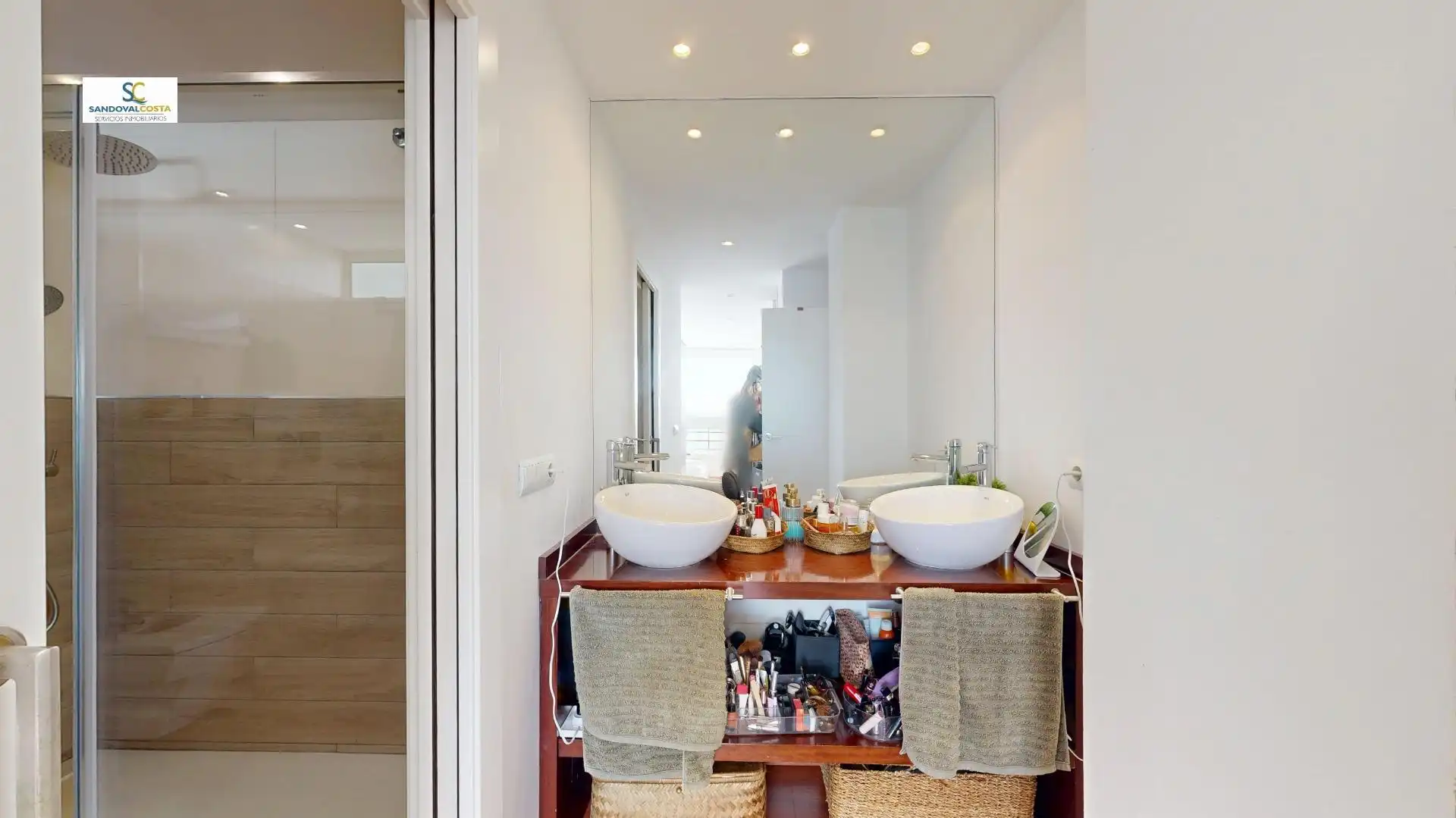 Badezimmer von Wohnung zum Verkauf in Alicante / Alacant mit Klimaanlage und Gemeinschaftspool
