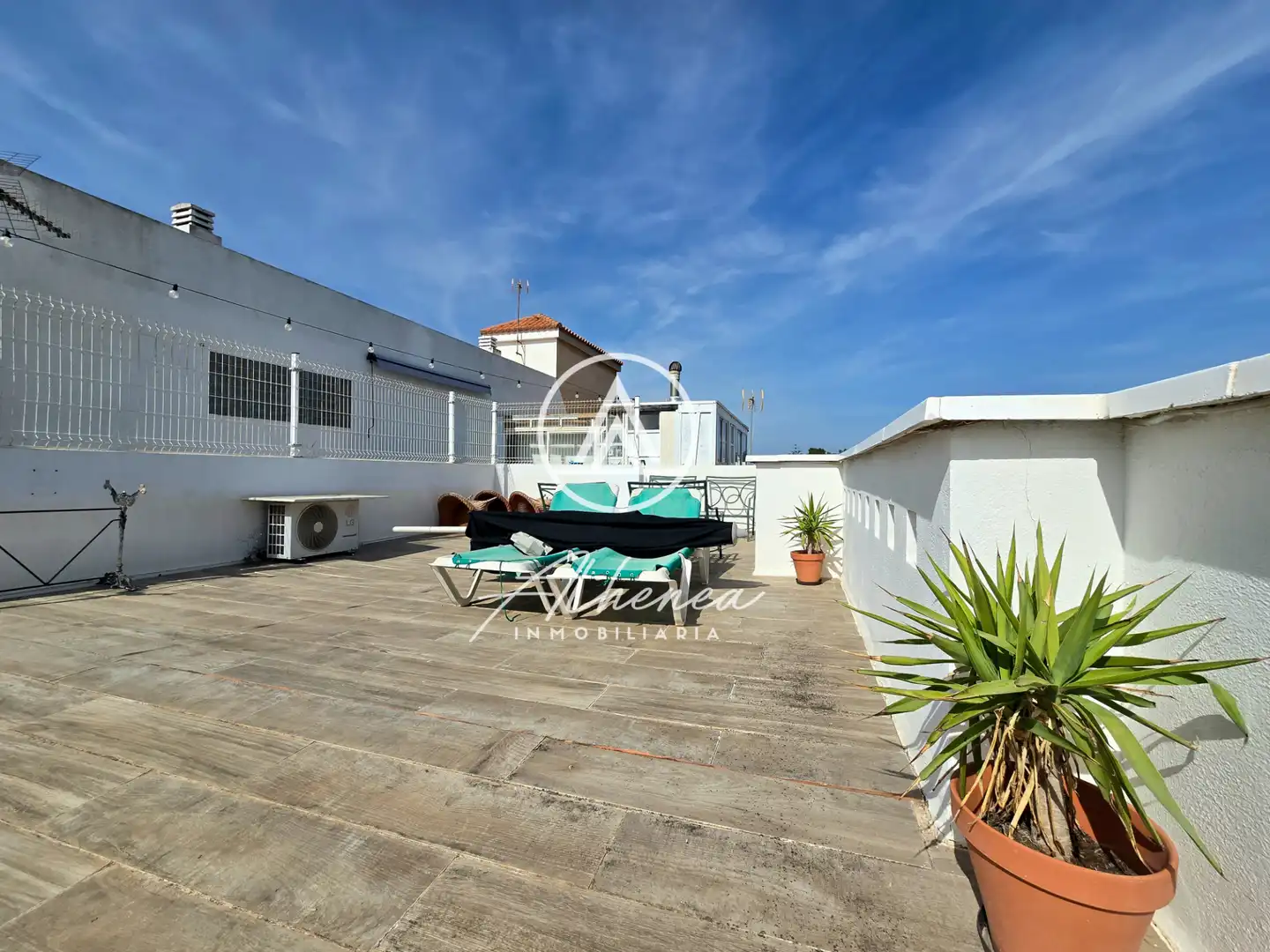 Terrace of Detached homes for sale in Roquetas de Mar  with Air Conditioner, Heating and Terrace