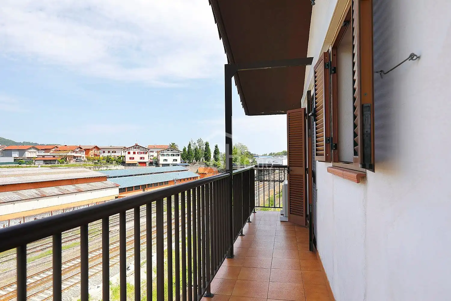 Balcony of Flat for sale in Irun   with Air Conditioner, Heating and Terrace