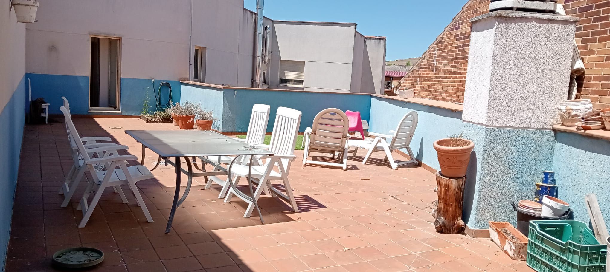 Terrasse von Dachboden zum verkauf in Aldeatejada mit Heizung, Parkett und Terrasse