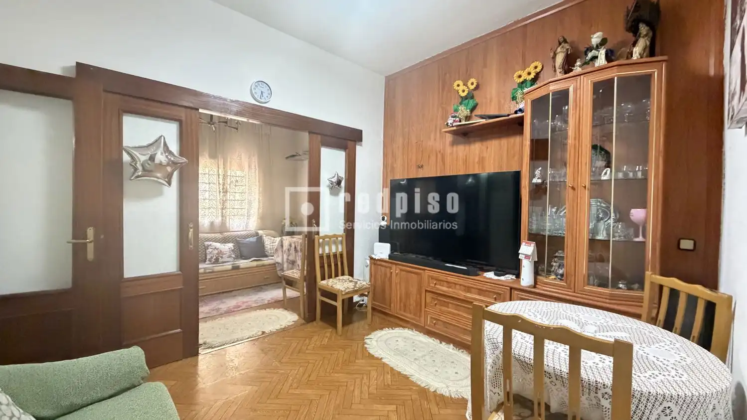 Sala d'estar de Pis en venda en Leganés amb Calefacció i Terrassa
