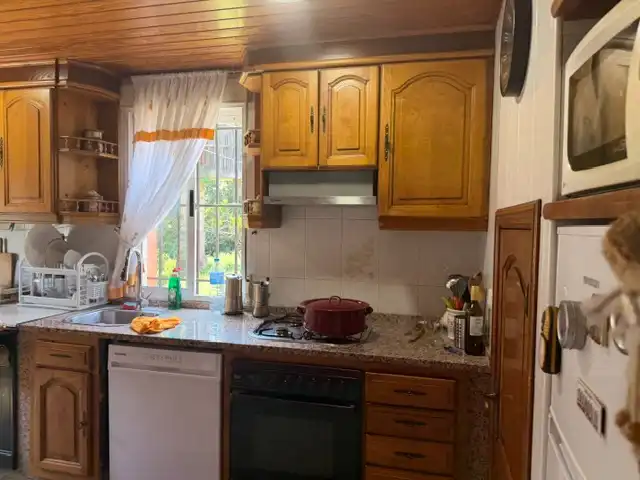 Küche von Country house zum Verkauf in Trabada mit Heizung, Privatgarten und Terrasse