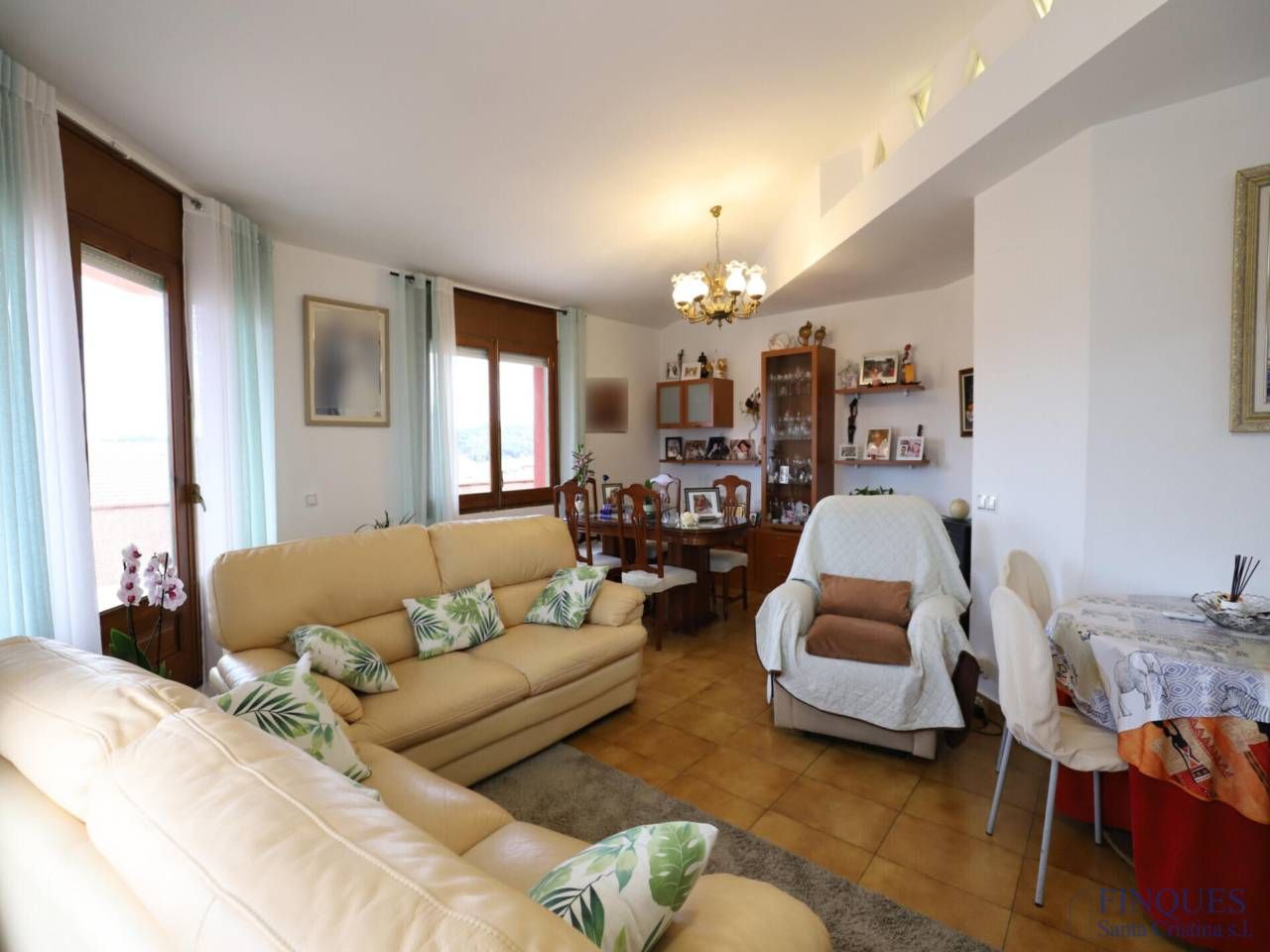 Living room of Attic for sale in Sant Feliu de Guíxols  with Heating, Terrace and Balcony
