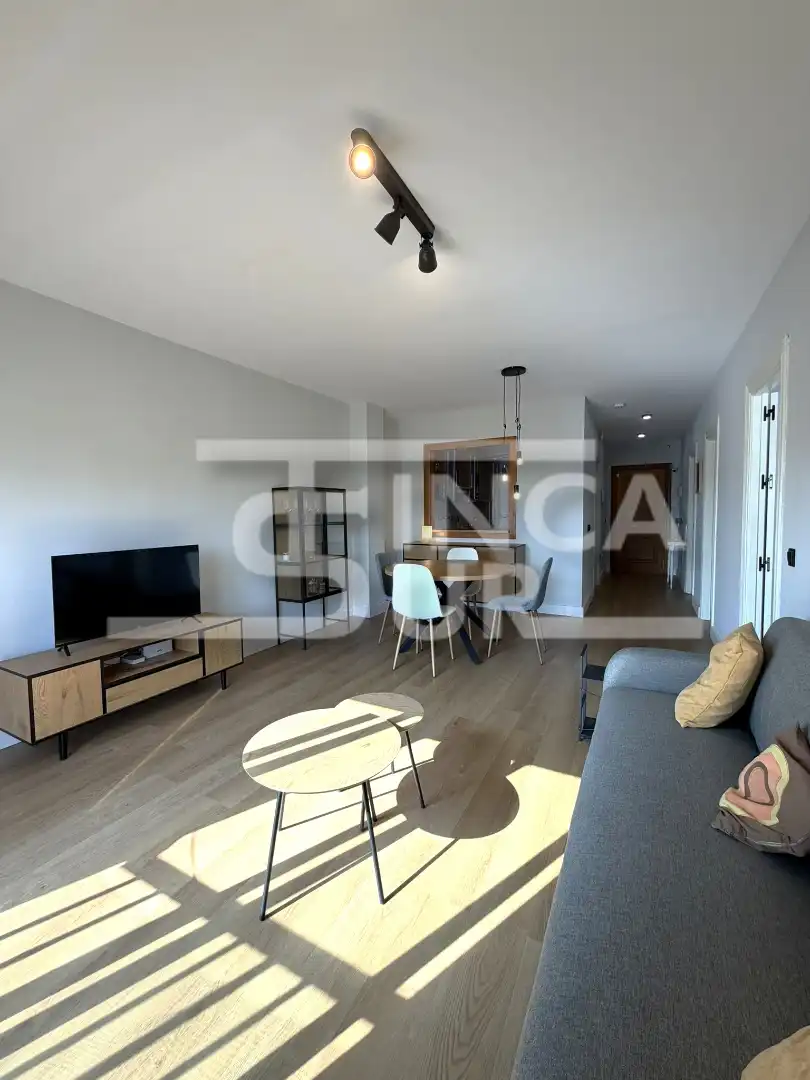 Sala de estar de Apartamento en venta en Roquetas de Mar con Amueblado, Horno y Lavadora