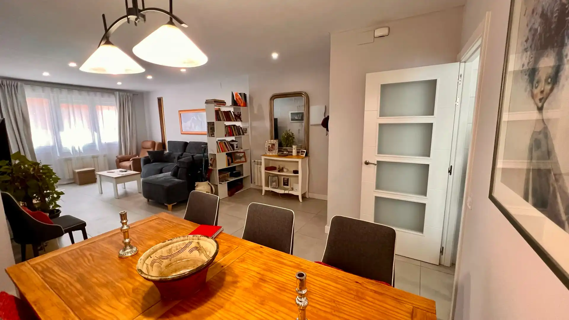 Esszimmer von Wohnung zum Verkauf in Badajoz mit Klimaanlage, Heizung und Balkon
