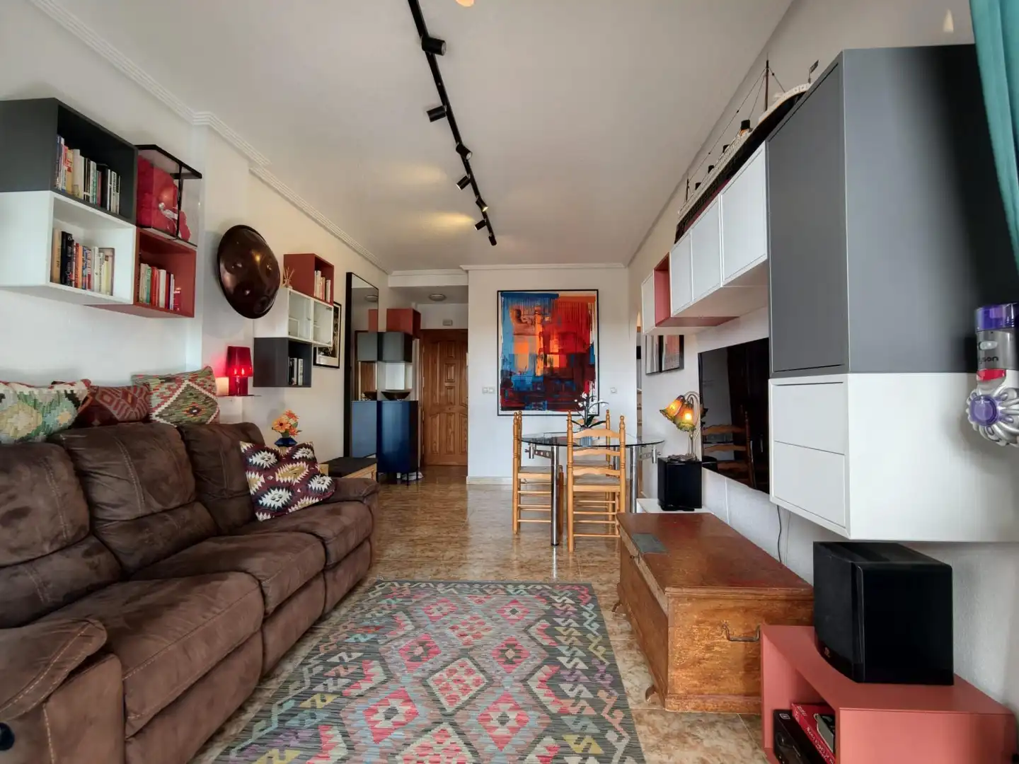 Wohnzimmer von Dachboden zum Verkauf in Orihuela mit Terrasse, Möbliert und Gemeinschaftspool