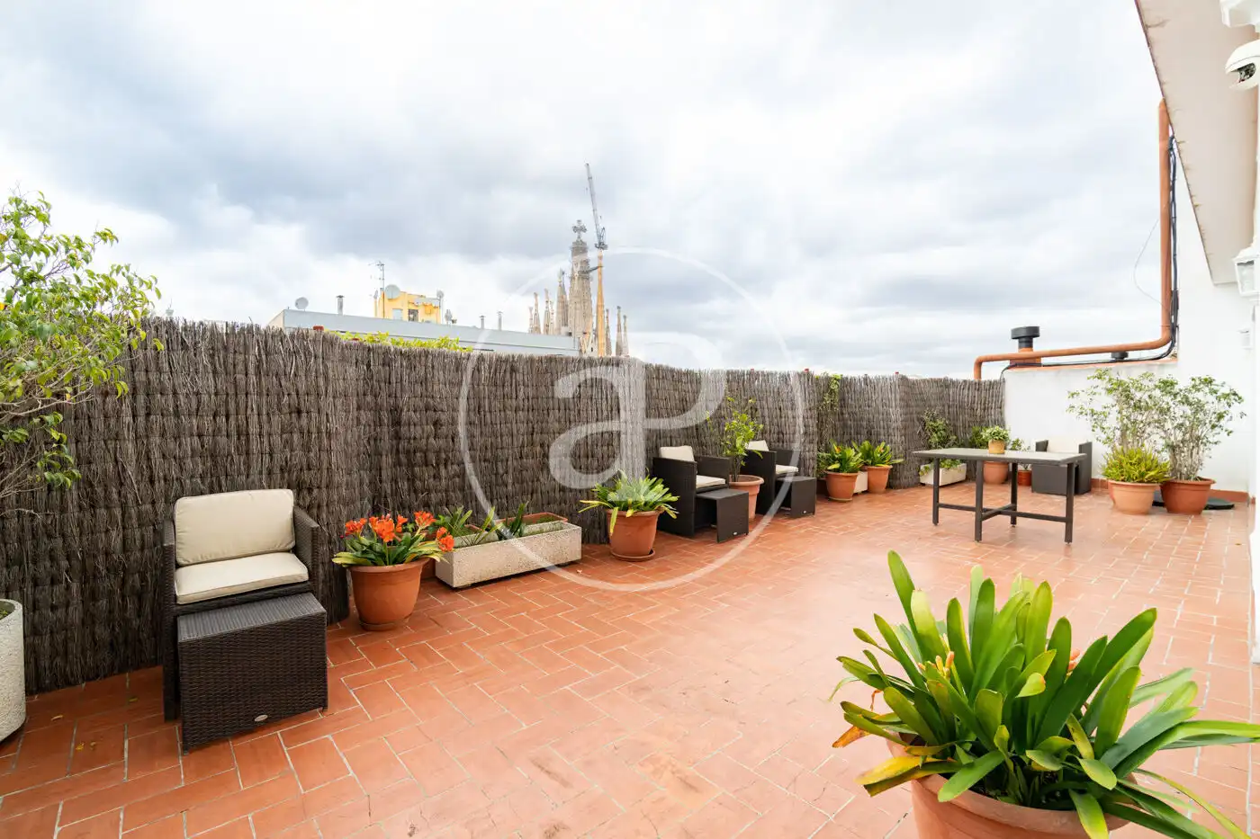 Terrace of Flat for rent in Barcelona  with Air Conditioner, Heating and Terrace