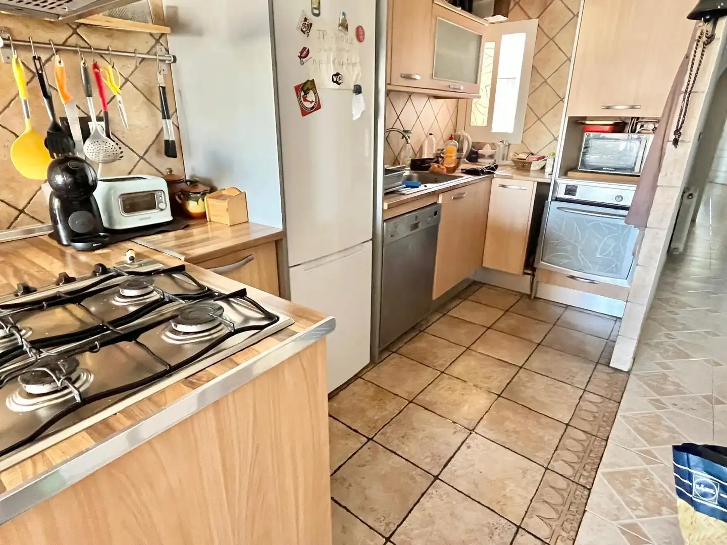 Kitchen of Attic for sale in Ripollet  with Air Conditioner, Heating and Balcony