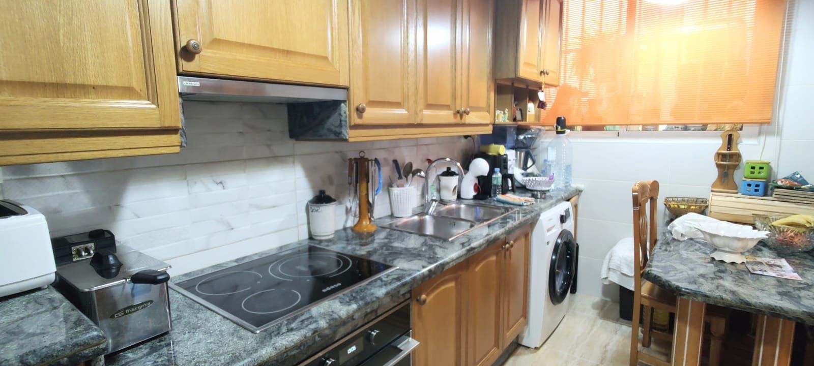 Kitchen of Flat for sale in Vera  with Air Conditioner and Storage room