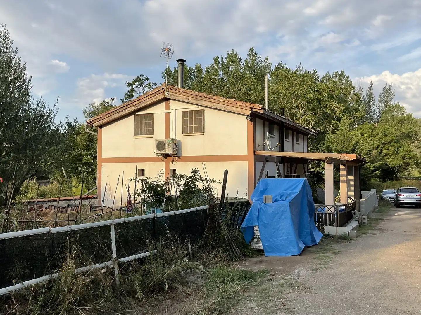 Exterior view of Country homes for sale in Bobadilla  with Parquet flooring, Terrace and Storage room