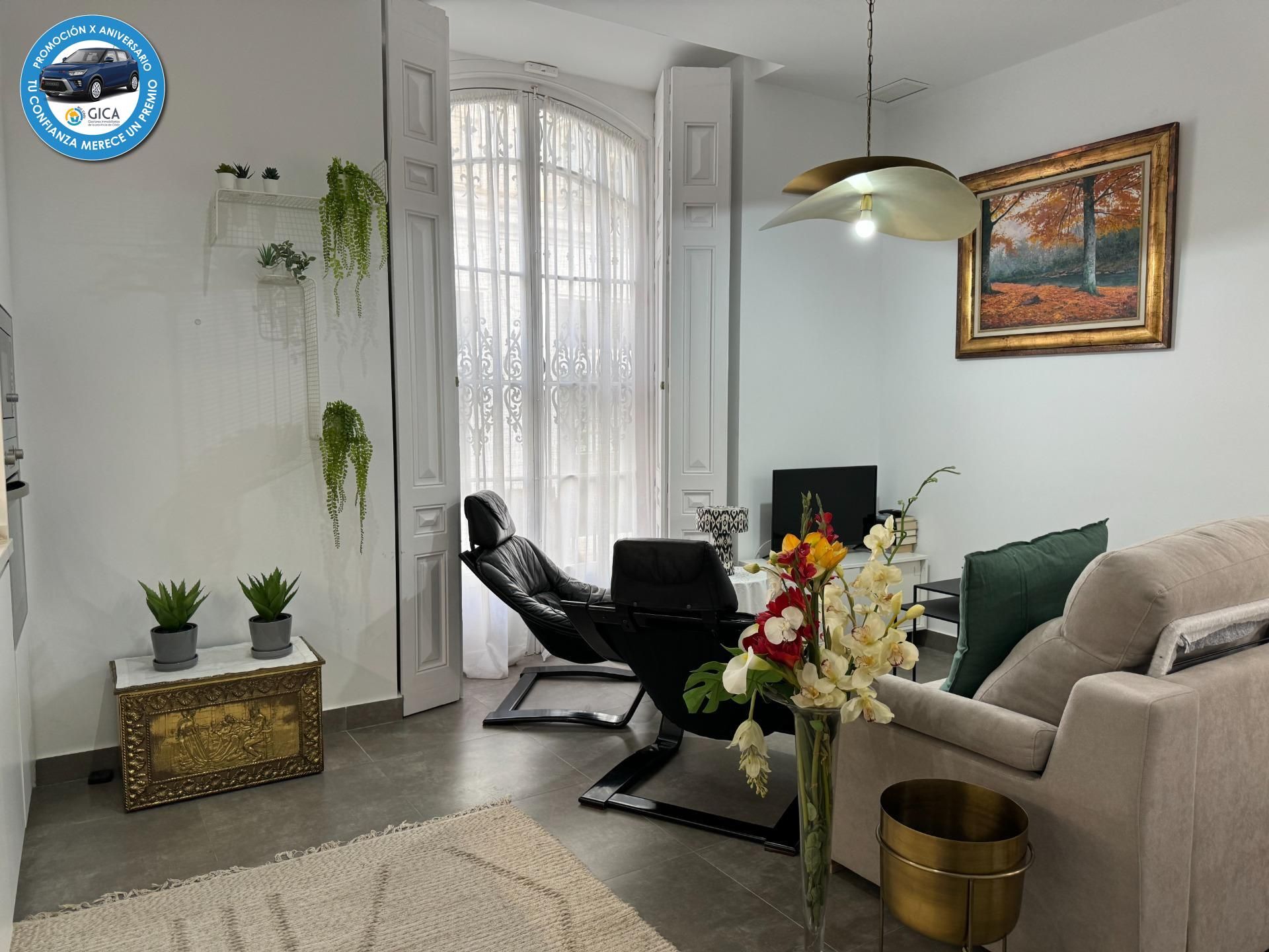 Living room of Apartment for sale in Sanlúcar de Barrameda  with Air Conditioner, Heating and Balcony