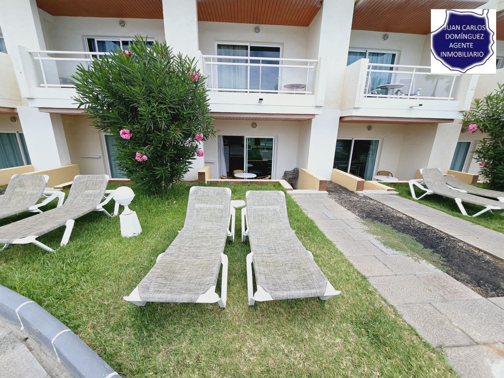 Jardín de Apartamento de alquiler en Mogán con Aire acondicionado, Terraza y Amueblado