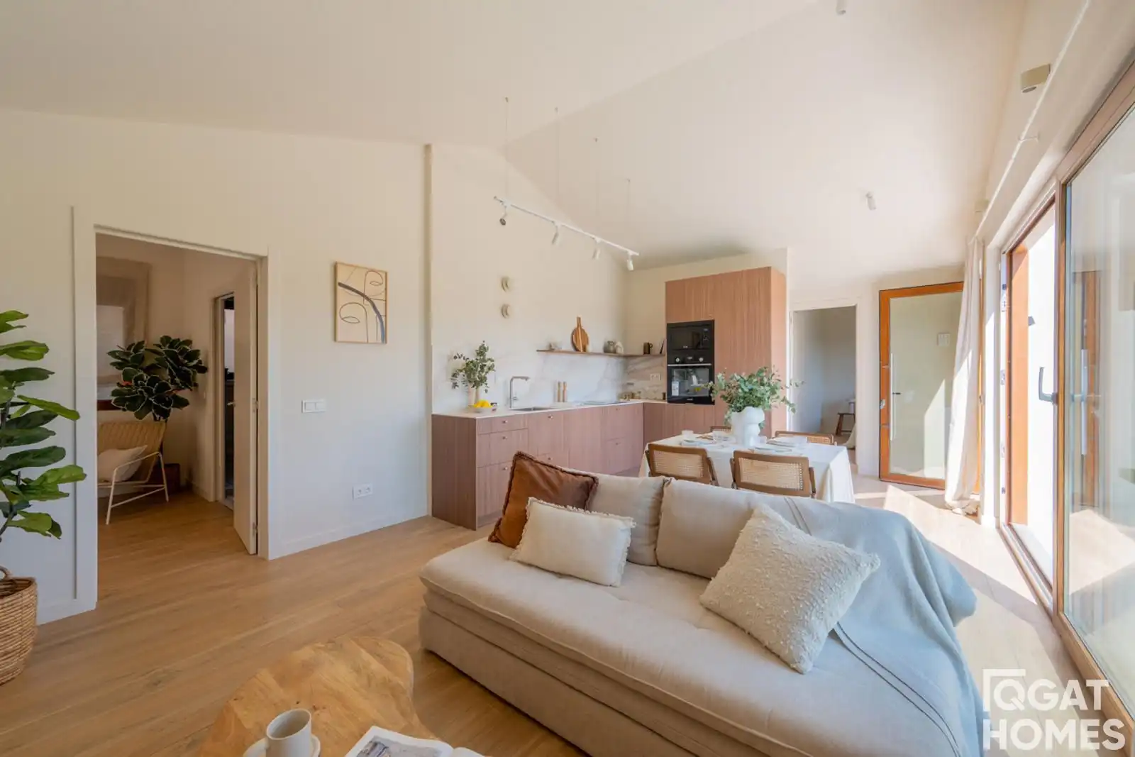 Sala d'estar de Casa o xalet en venda en Sant Cugat del Vallès amb Aire condicionat, Calefacció i Terrassa