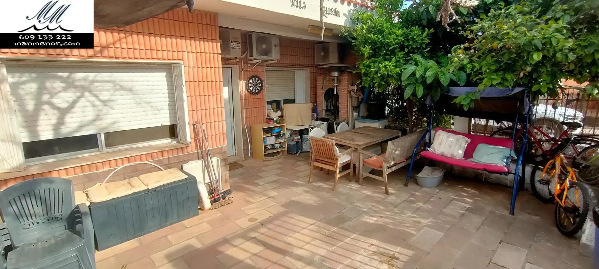 Terraza de Casa adosada en venta en Cartagena con Aire acondicionado, Jardín privado y Trastero